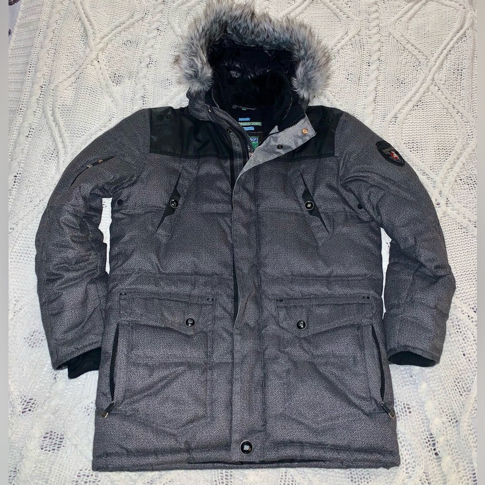 * Point Zero Premium Duvet Down Feather Winter Cold Jacket * Small * Puffer *